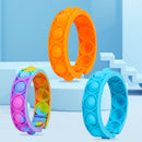 20pcs Sensory Toys Stress Relief Bubble Bracelet Silicone Decompression for