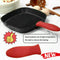 Pot Holder Cast Iron Hot Skillet Silicone Handle Cover D8FJ Pan NICE N1R0