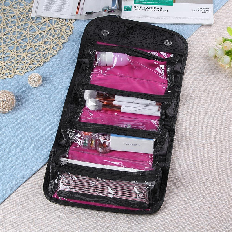 Folding Multi-Use Cosmetics Bag Big Capacity Storage Makeup Bag Organizer