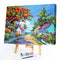 Seaside Scenery Oil Paint By Numbers DIY Acrylic Painting Home Decoration G