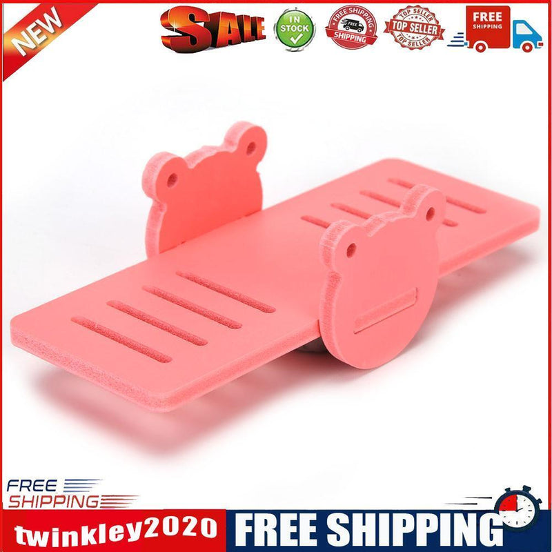 Small Animal Cage Nest Accessories Frog Pet Hamster Seesaw Play Toys (Pink)