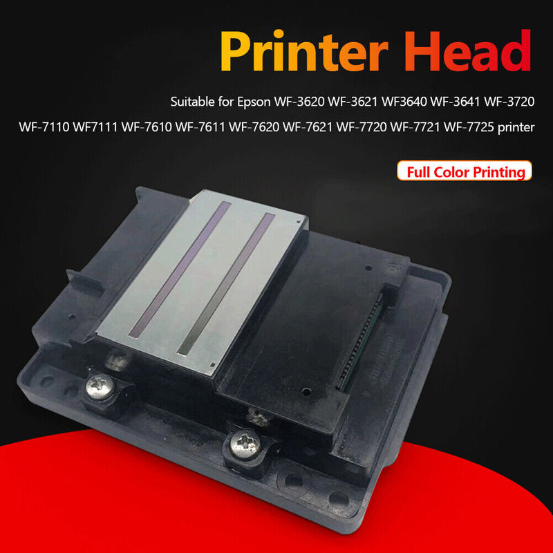 Printhead for Epson WF-3620 WF-3640 WF-3720 WF7111 WF7611 Full Color Replacement