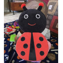 Cute Baby Head Protection Pad Toddler Anti-Fall Headrest Pillow (S Beetle) Newly
