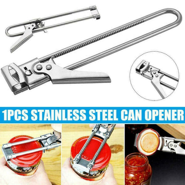 Adjustable Bottle Can Opener Beer Steel Jar Lid Gripper H kitchen Z0Q P9S2