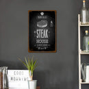 30x20cm rectangular steak metal retro tin painting plate art garage bar decor