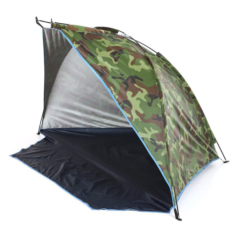 Outdoor Sunshelter Tent Camping Picnic Open Awning Beach Tent (Camouflage) Newly