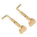 2pcs/Set Violin Adjustable Plating Copper Chin Holder Clamps for 3/4 4/4 Viol