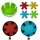 4 Pcs Pan & Pot Protectors Holder Padded Print Divider UK Separate Pads P3H7