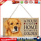 Wood Cute Dog Tags Hanging Board Pet Signs Dog House Door Wall Decor (5) Newly