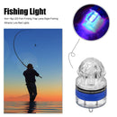 LED Fish Finding Trap Lamp Night Fishing Attracts Lure Bait Lights (Blue)