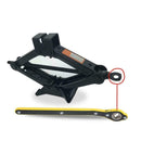 Car 360° Jack Labor-Saving Ratchet Wrench Scissor Jack Garage Lug Tire Y6Y0