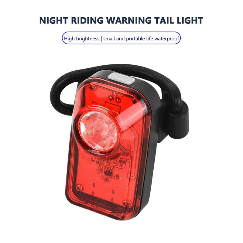 LED Bicycle Saddle Rest Red Light Night Safety Warning Fast Charging Bicycle Rü