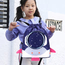 Waterproof Swimming Backpack Kid Outdoor Pool Beach Dry Wet Bag (Navy Blue)