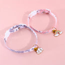 Bell Pendant Cat Accessories Cat Collars Rainbow Dog Collar Kitten Necklace