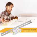 350mm Angle Level Ruler Woodworking Triangle Protractor Gauge for Carpenter