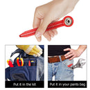 Woodworking Drawing Compass Circular Gauges Scribe Measurement Tool (Red) Newly