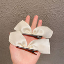 Ribbon Hair Bows Clips Barrettes Headdress Bangs Hairclip Bowknot Side Hairpins