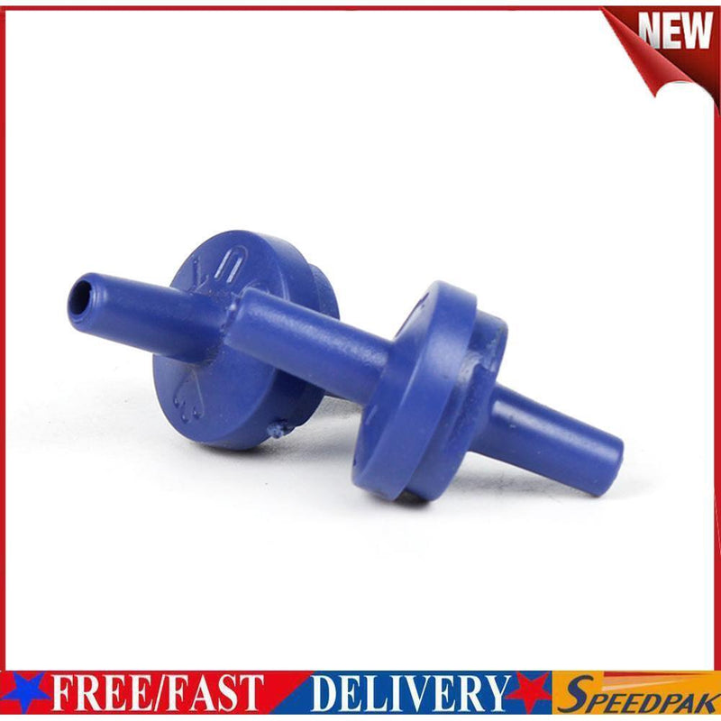 10pcs Tracheal Check Valve Fish Tank Aquarium Non Return Air Pump (Blue)