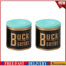 2pcs Billiard Chalks Pool Cue Stick No-slip Snooker Accessory (Light Green)