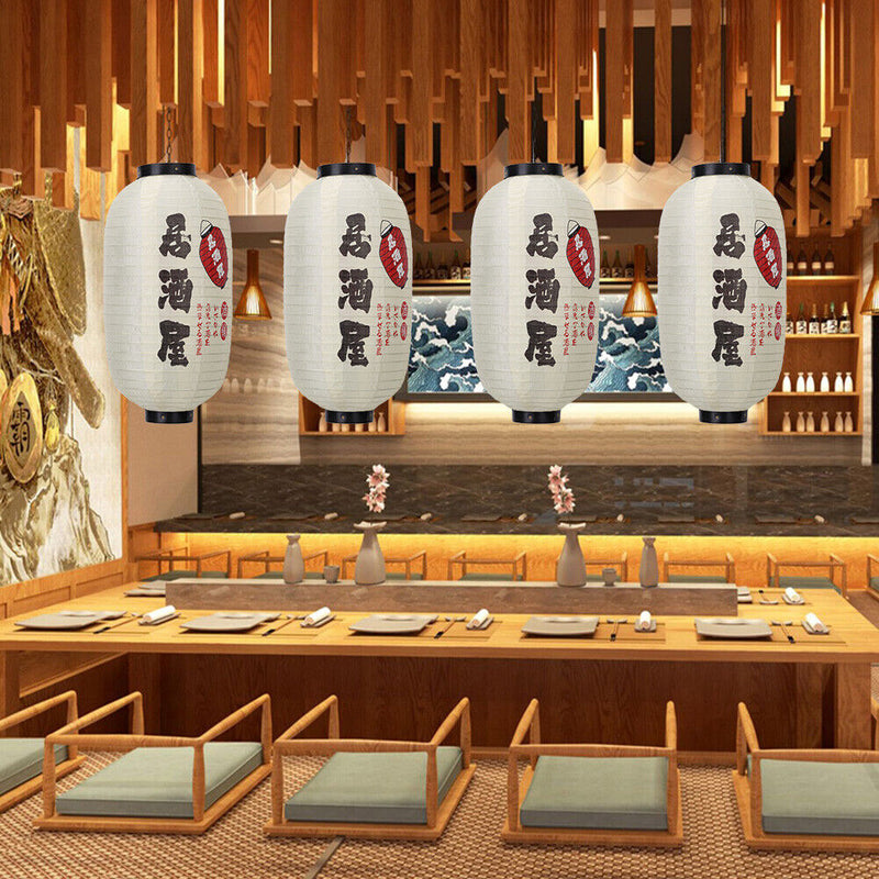 25cm Lantern Cloth Japanese Style Printing Fabric for Bar Pub Decor (H) Newly