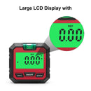 Angle Protractor 60 Degree Digital Inclinometer Level Meter (Red Black B)