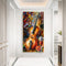 Abstract Guitar Oil Paint By Numbers Kit DIY Acrylic Painting on Canvas Drawing