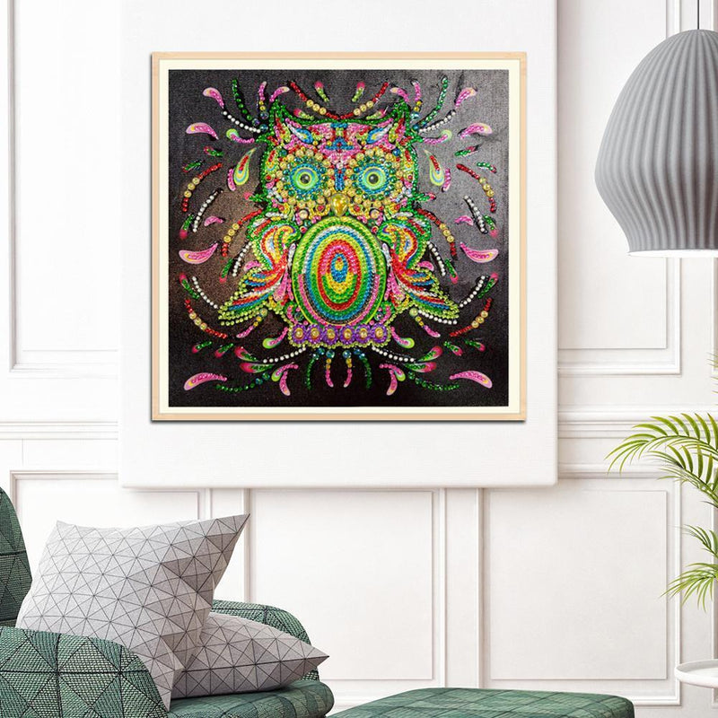 5D DIY Special Shaped Diamond Painting Cartoon Bird Cross Stitch Embroidery