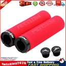 MOTSUV MTB Bike Handlebar Cover Grips Bicycle Locking Handle Grip (Red) Newly