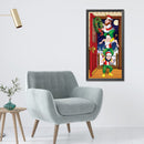 DIY Diamond Painting Christmas Dwarfs Hang Wreaths Full Round Drill Picture