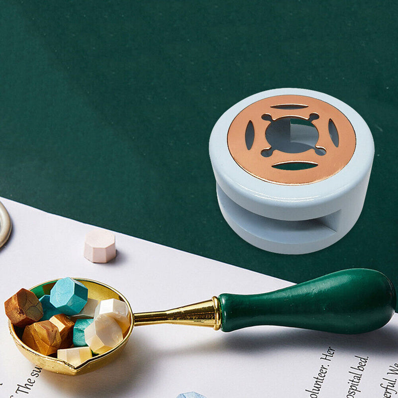 Retro Sealing Wax Fire Paint Wax Seal Stamp Spoon Warmer Wax Melting Stove Pot