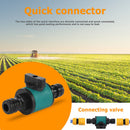 Plastic Valve with Quick Connector Garden Prolong Pants Irrigation Pipe Fittings
