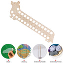 Wooden Carved Cross Stitch Thread Board Embroidery Thread Organizer (Dog)