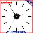 Minimalism Silent Movement Large Decorative Wall Clock DIY Modern Acrylic Clock