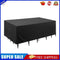 Outdoor Furniture Cover Waterproof Table Dust Covers Black (205x104x71cm)