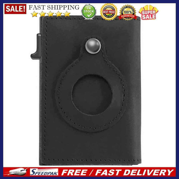 Portable for Air Tag Money Credit Card Wallet Protective Locator Organizer Ca