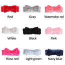 Soft Head Wraps Women Bow Hair Band Coral Fleece Makeup Headbands Wash Face