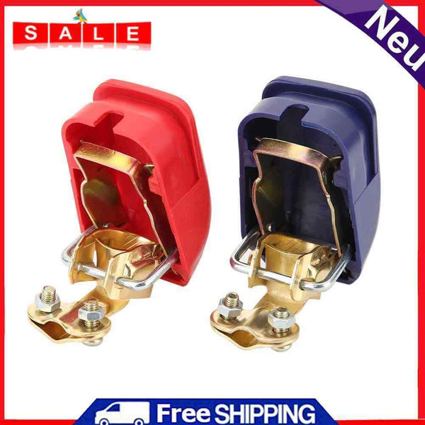 Universal 1 Pair 12V Quick Release Battery Terminals Clamps for Car Caravan Boat