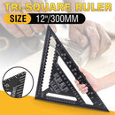 Alloy Measuring tools Triangular Rule 30cm  12" Protractors Rafter Angle Frame