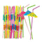 50x Cocktail Umbrella Drinking Straws Birthday Wedding Party Drink Decor`