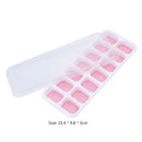 14 Grids Silicone Ice Cube Tray Summer DIY Homemade Ice Cube Mold (Pink) Newly