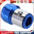 Hex Shank Magnetic Drywall Precision Screwdriver Holder Screw Tool (Blue)