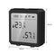 WIFI Temperature Humidity Sensor Indoor Hygrometer with LCD Display (Black)