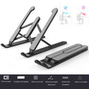 Laptop Support Holder Foldable Notebook Tablet Cooling Stand (Black) Newly