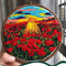 DIY Crafts Needle Punch Flower Embroidery Cross Stitch Kit Embroidery Hoop