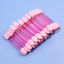50pcs Eye Shadow Brush Double Sided Beauty Women Makeup Brushes (Pink)