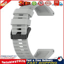 Silicone Strap Adjustable Bracelet for Garmin Fenix 6X/Fenix 6X Pro (Gray) Newly