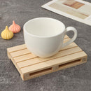 Desktop Ornament Insulation Mat Wooden Cushion Wood Coasters Beverage Cup Pad