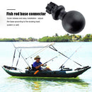 Nylon Mounting Base Pole Holder Connector for Fishing Rod Kayak Inflatable Boat