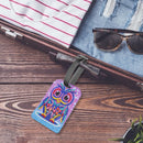 DIY Special Shaped Diamond Painting Bird Pattern Embroidery Leather Luggage Tag