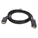 1.8m HDMI Cable DisplayPort Male HDMI Male 1080p Video Converter - ADA